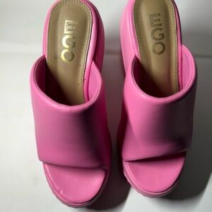 EGO Bold Pink Mules